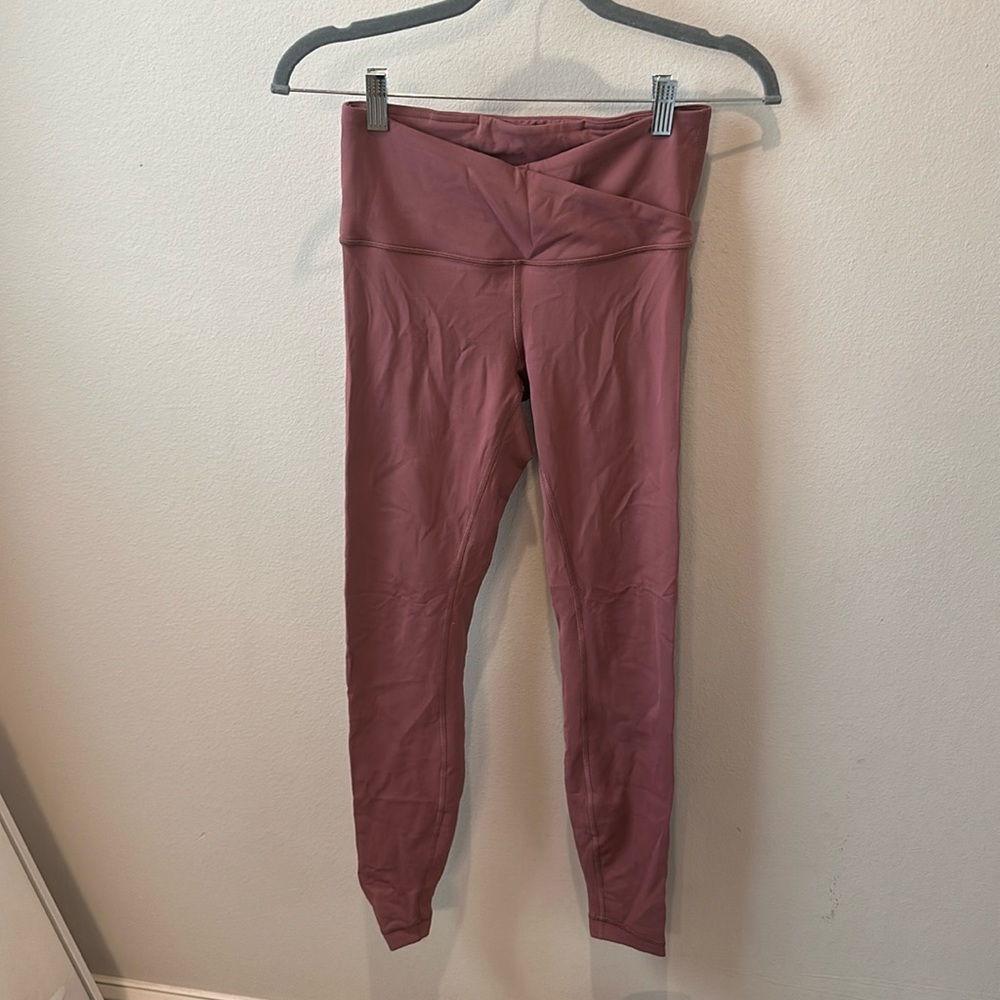 Lululemon Cross Front Wonder Train Leggings